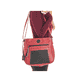 Rieker Damen Handtasche H1481-33 in Feuerrot-Schwarz aus Kunstleder mit Reißverschluss. Handtasche getragen.