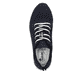 Blaue Rieker Damen Sneaker Low N5222-14 mit ultra leichter und flexibler Sohle. Schuh von oben.