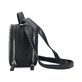Rieker Damen Handtasche H1513-00 in Nachtschwarz aus Kunstleder mit Reißverschluss. Handtasche rechtsseitig.