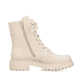 Cremebeige Rieker Damen Biker Boots 72631-63 mit einer schockabsorbierenden Sohle. Schuh Innenseite