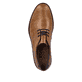
Nougatbraune Rieker Herren Schnürschuhe 10316-24 mit Schnürung sowie einer Profilsohle. Schuh von oben