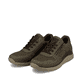 
Armeegrüne Rieker Herren Sneaker Low B0601-25 mit einer schockabsorbierenden Sohle. Schuhpaar schräg.