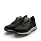 Graue Rieker Herren Sneaker Low U0100-42 mit wasserabweisender RiekerTEX-Membran. Schuhpaar seitlich schräg.