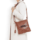 remonte Damen Handtasche Q0626-24 in Kaffeebraun aus Kunstleder mit Reißverschluss. Handtasche getragen.