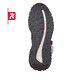 Schwarze Rieker EVOLUTION Damen Stiefel W0670-00 mit Schnürung und Reißverschluss. Schuh Laufsohle.