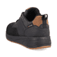 Schwarze Rieker Herren Sneaker Low 07005-00 mit flexibler Sohle. Schuh von hinten.