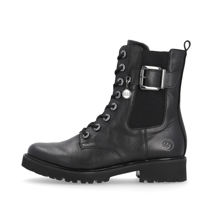 remonte Damen Schnürstiefel urbanschwarz