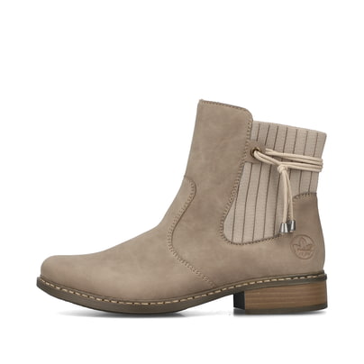 Rieker Damen Kurzstiefel braunbeige