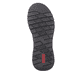 Schwarze Rieker Damen Sneaker High M4953-00 mit dämpfender und leichter Sohle. Schuh Laufsohle.