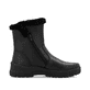 Schwarze remonte Damen Kurzstiefel D0E78-00 mit wasserabweisender TEX-Membran. Schuh Innenseite.