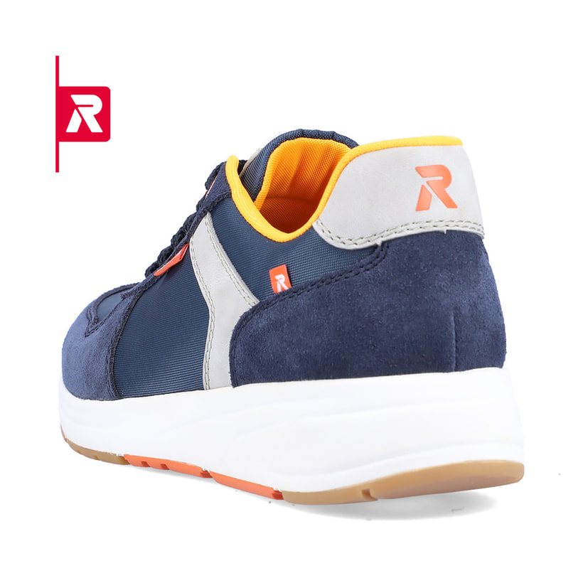 Rieker EVOLUTION Herren Sneaker navy-blue brighte-orange