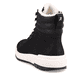 Schwarze Rieker Herren Sneaker High U0071-00 mit wasserabweisender TEX-Membran. Schuh von hinten.