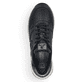 Schwarze Rieker Damen Sneaker Low 42501-00 mit flexibler Sohle. Schuh von oben.