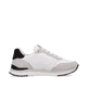 Weiße Rieker Damen Sneaker Low 42506-80 mit flexibler und super leichter Sohle. Schuh Innenseite.