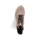 
Beigebraune Rieker Damen Schnürstiefel X5720-64 mit Schnürung und Reißverschluss. Schuh von oben