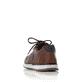 
Karamellbraune Rieker Herren Sneaker Low B2114-24 mit Schnürung und Reißverschluss. Schuh von hinten