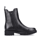 Graphitschwarze remonte Damen Chelsea Boots D8694-00 mit einer dämpfenden Sohle. Schuh Innenseite