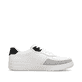 Weiße Rieker Herren Sneaker Low B7806-80 mit TR-Sohle mit weichem EVA-Inlet. Schuh Innenseite.