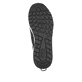 Schwarze vegane Rieker Damen Slipper N5254-60 mit einer ultraleichten Sohle. Schuh Laufsohle.