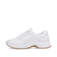 
Blütenweiße remonte Damen Sneaker D0G04-80 mit Schnürung sowie einer flexiblen Sohle. Schuh Außenseite