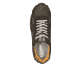 Graue Rieker Herren Sneaker Low U0305-45 mit leichter und griffiger Sohle. Schuh von oben.