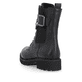 
Nachtschwarze remonte Damen Biker Boots D8668-00 mit einer besonders leichten Sohle. Schuh von hinten