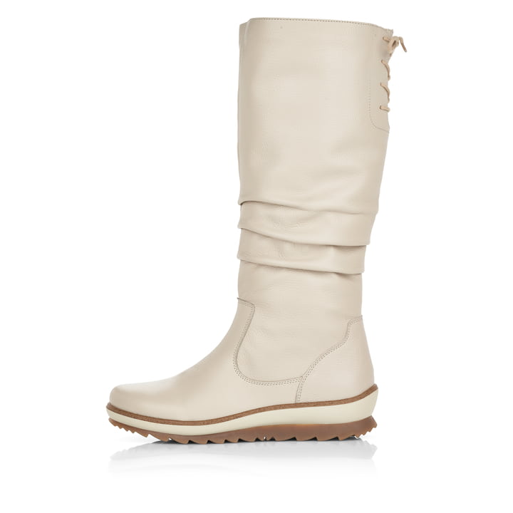 
Schneeweiße remonte Damen Hochschaftstiefel R8475-80 mit einer flexiblen Profilsohle. Schuh Außenseite