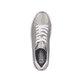 Goldene Rieker Damen Sneaker Low W0501-90 mit ultra leichter Plateausohle. Schuh von oben.