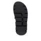 Schwarze Rieker Damen Trekkingsandalen V8400-00 mit einer super leichten Sohle. Schuh Laufsohle.