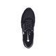 
Nachtschwarze remonte Damen Sneaker D1316-01 mit einer flexiblen Plateausohle. Schuh von oben