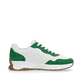 Weiße Rieker Damen Sneaker Low W1302-80 mit einer abriebfesten Sohle. Schuh Innenseite.