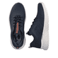 Blaue Rieker Herren Sneaker Low B6414-14 mit ultra leichter und flexibler Sohle. Schuh von oben, liegend.