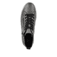 
Dunkelgraue remonte Damen Schnürschuhe D0972-48 mit Schnürung und Reißverschluss. Schuh von oben