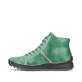 
Smaragdgrüne Rieker Damen Schnürschuhe 71510-52 mit Schnürung und Reißverschluss. Schuh Außenseite