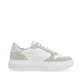 Weiße Rieker Damen Sneaker Low W1200-81 mit flexibler und ultra leichter Sohle. Schuh Innenseite.