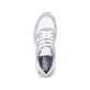 Weiße Rieker Damen Sneaker Low W0600-90 mit einer leichten und griffigen Sohle. Schuh von oben.