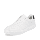 Weiße Rieker Herren Sneaker Low B9906-80 mit einer leichten und dämpfenden Sohle. Schuh seitlich schräg.