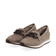 
Khakigrüne remonte Damen Loafers D0H10-20 mit einer besonders leichten Sohle. Schuhpaar schräg.