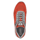 Orangene Rieker Herren Sneaker Low 07806-38 mit flexibler Sohle. Schuh von oben.