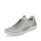 
Mintgrüne remonte Damen Slipper R3518-52 mit Gummizug sowie einer flexiblen Sohle. Schuh seitlich schräg