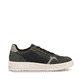 Schwarze Rieker Herren Sneaker Low U0403-01 mit einer abriebfesten Sohle. Schuh Innenseite.