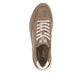 Braune Rieker Herren Sneaker Low U0901-64 mit flexibler und super leichter Sohle. Schuh von oben.
