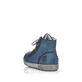 
Azurblaue Rieker Damen Schnürschuhe Z1221-14 mit Schnürung und Reißverschluss. Schuh von hinten