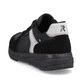 Schwarze Rieker Herren Sneaker Low 07002-00 mit super leichter Sohle. Schuh von hinten.