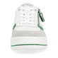 Weiße remonte Damen Sneaker D1C00-80 mit Reißverschluss sowie der Komfortweite G. Schuh von vorne.