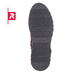 Schwarze Rieker EVOLUTION Damen Stiefel W1080-00 mit einer robusten Plateausohle. Schuh Laufsohle.
