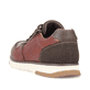 
Rotbraune Rieker Herren Sneaker Low B2010-24 mit Schnürung und Reißverschluss. Schuh von hinten
