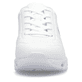 Weiße Rieker Damen Sneaker Low N5202-80 mit flexibler und ultra leichter Sohle. Schuh von vorne.