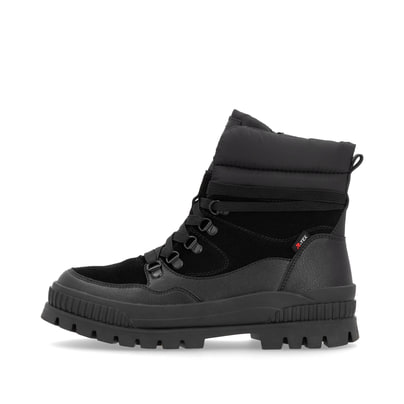 Rieker Damen Schnürstiefel carbonschwarz