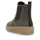 Grüne remonte Chelsea Boots D1T71-54 mit Reißverschluss sowie der Komfortweite G. Schuh von hinten.